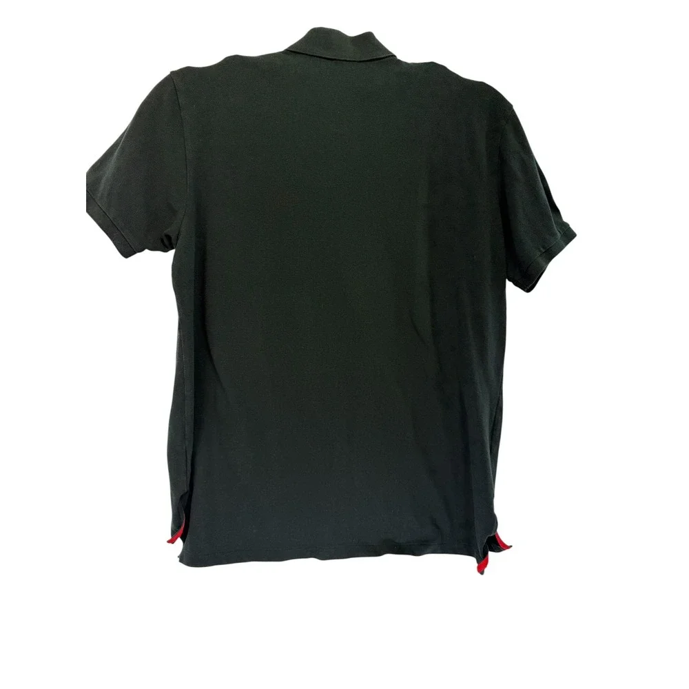 Polo Ralph Lauren Mens XL Custom Fit Black Triple Pony Embroidered Polo (K6)